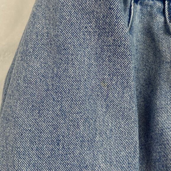 Zara Jean Jacket Youth Girls Small Blue Sherpa Lined Button Pockets Denim Casual - Picture 5 of 11